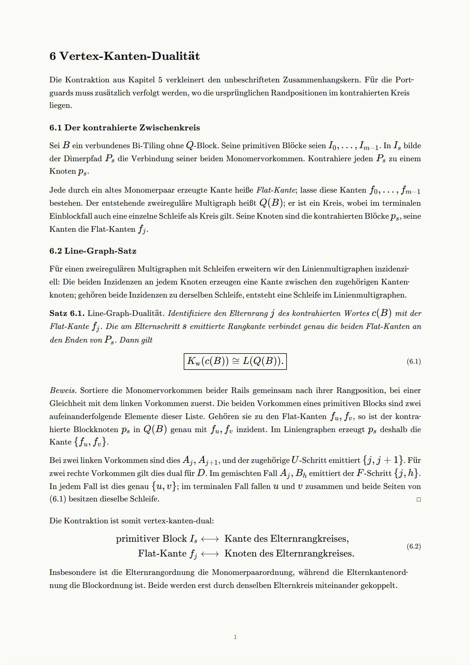 Typeset mathematics page with formulas, a theorem, and proof